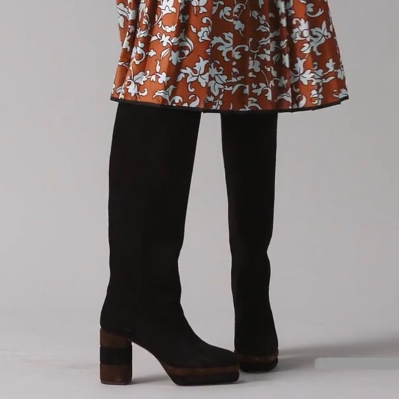 Tory Burch Platform Tall Knee High Boot - Picture 2 of 16